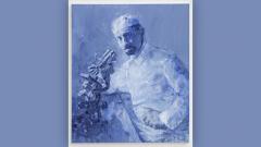 Pr Gustave Roussy peint par Yan Pei-Ming