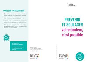 PRÉVENIR ET SOULAGER votre douleur, c’est possible