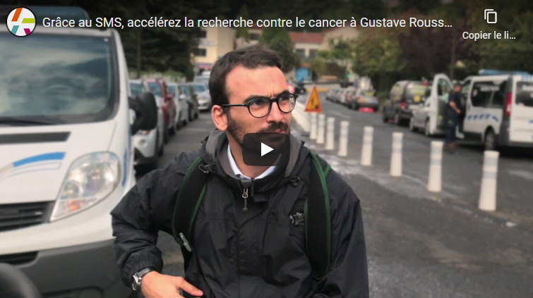 Grâce au SMS, accélérez la recherche contre le cancer à Gustave Roussy !